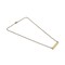 10 Pack - 18K Gold PVD Coated Stainless Steel Blank Polished Bar Necklace